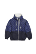 Load image into Gallery viewer, LERROI BLUE 2 MIX COL LOGO PRINTED JACKET BLUE
