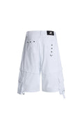 Load image into Gallery viewer, LERROI WHITE CARGO CAPRI PANT WHITE
