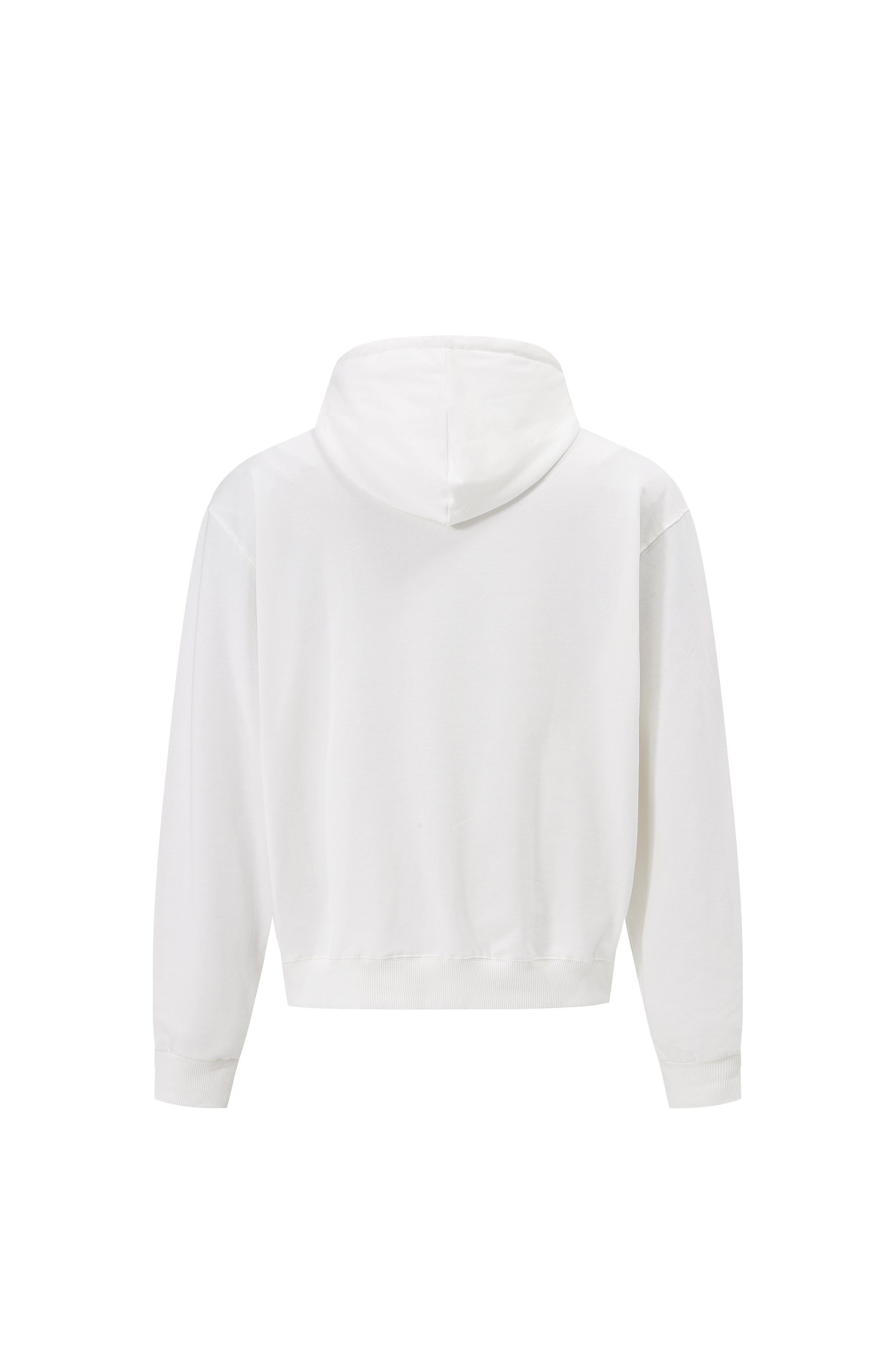 LERROI WHITE FUR LION HOODIE WHITE