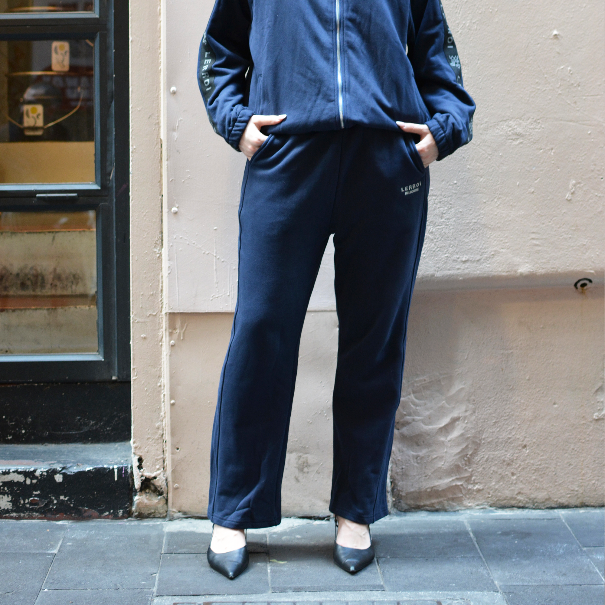 LERROI NAVY RELAXED FIT CO-ORD SWEATPANTS NAVY