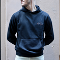 Load image into Gallery viewer, LERROI BLACK LION LATTE ART HOODIE BLACK

