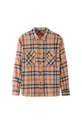 Load image into Gallery viewer, LERROI KHAKI COOL CHECK OVERSHIRT KHAKI
