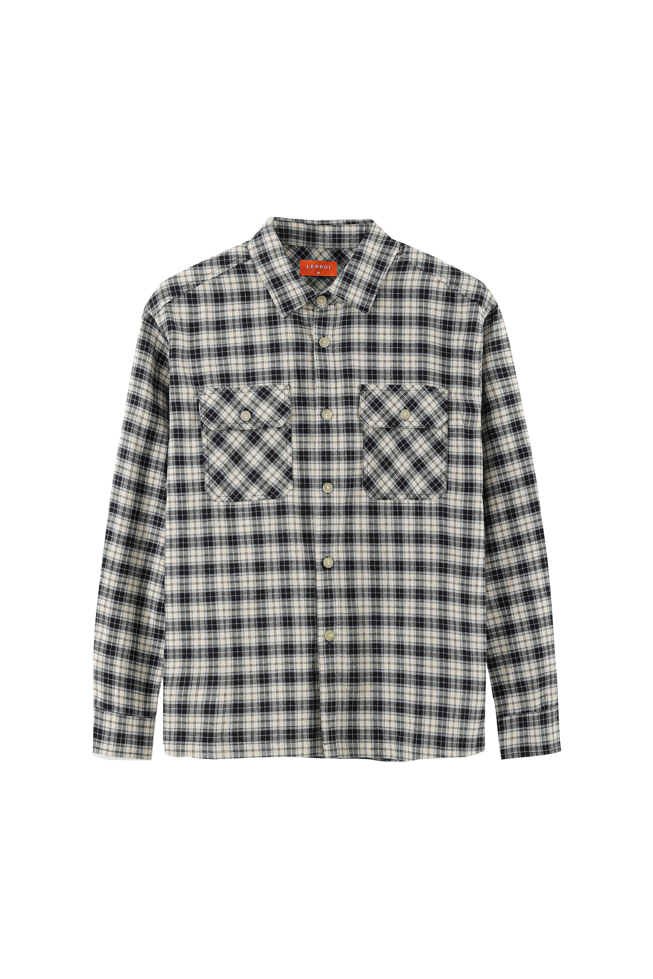 LERROI BLACK COOL CHECK BLK OVERSHIRT BLACK