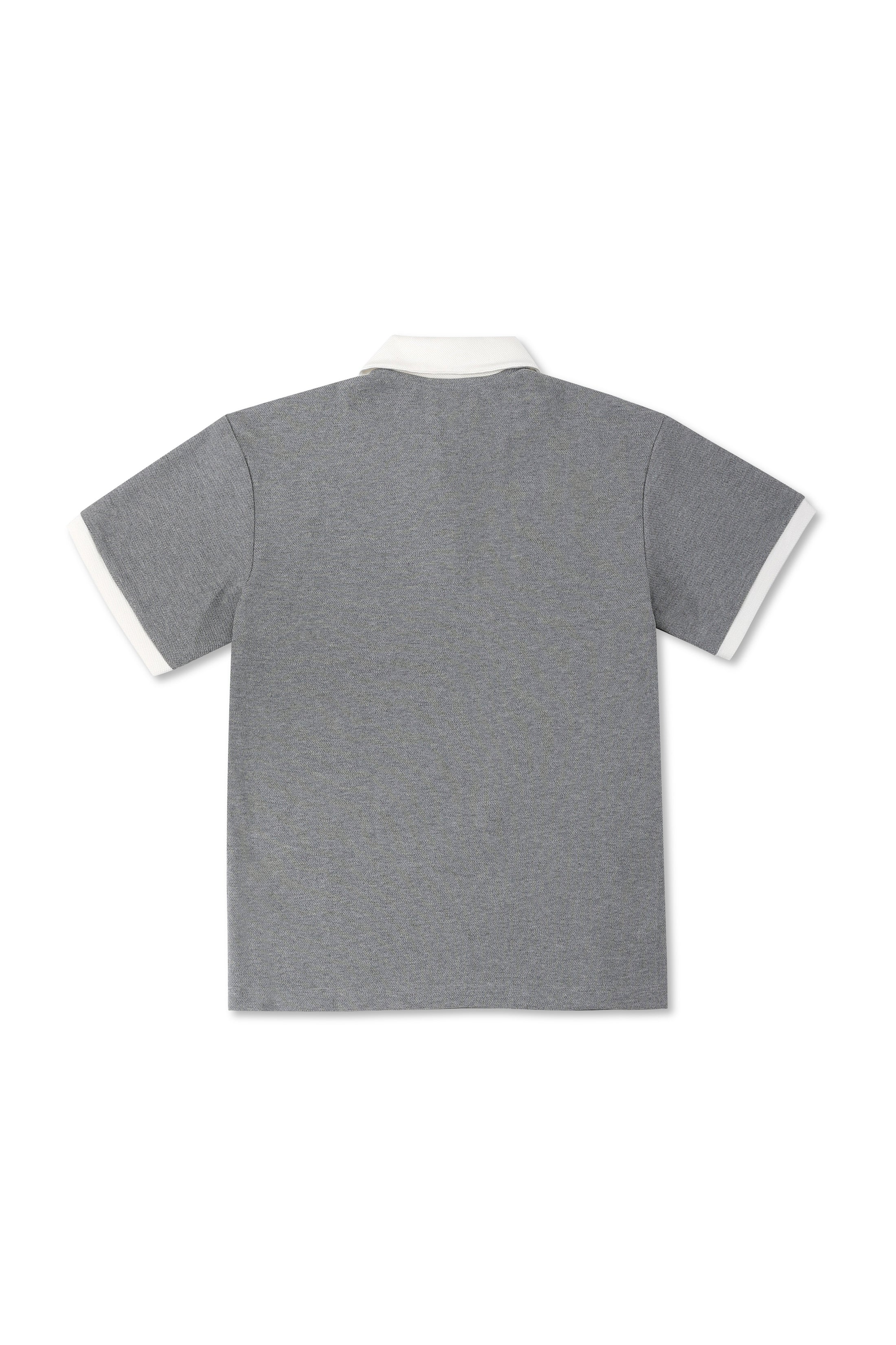 LERROI GREY MIX COL POLO GREY