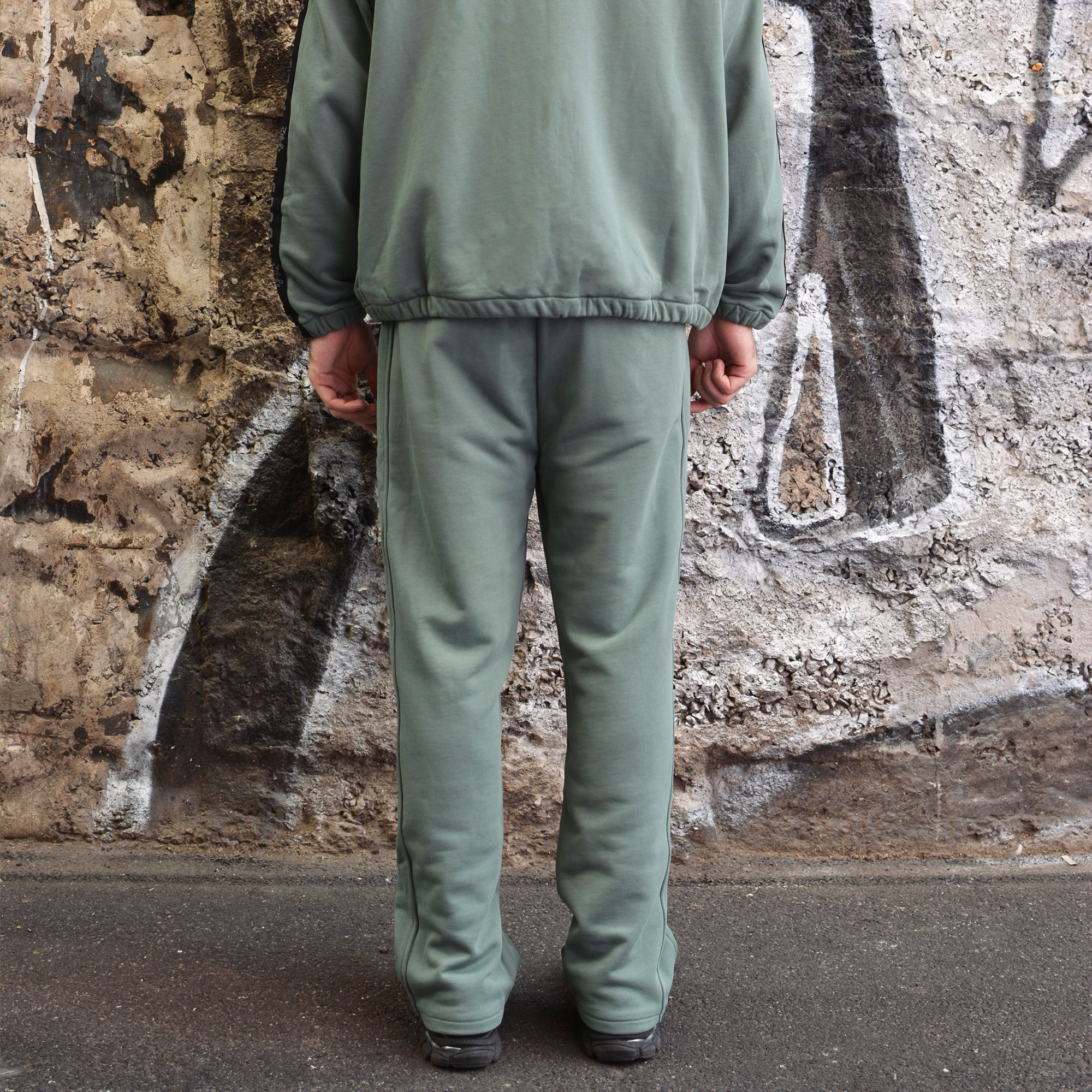 LERROI GREEN RELAXED FIT CO-ORD SWEATPANTS GREEN
