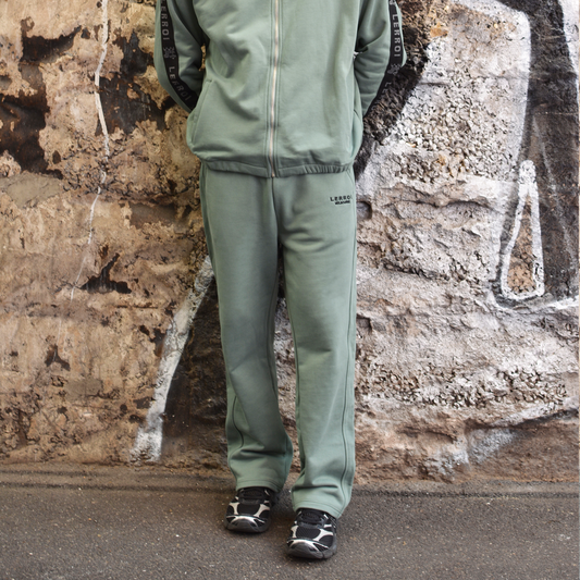 LERROI GREEN RELAXED FIT CO-ORD SWEATPANTS GREEN