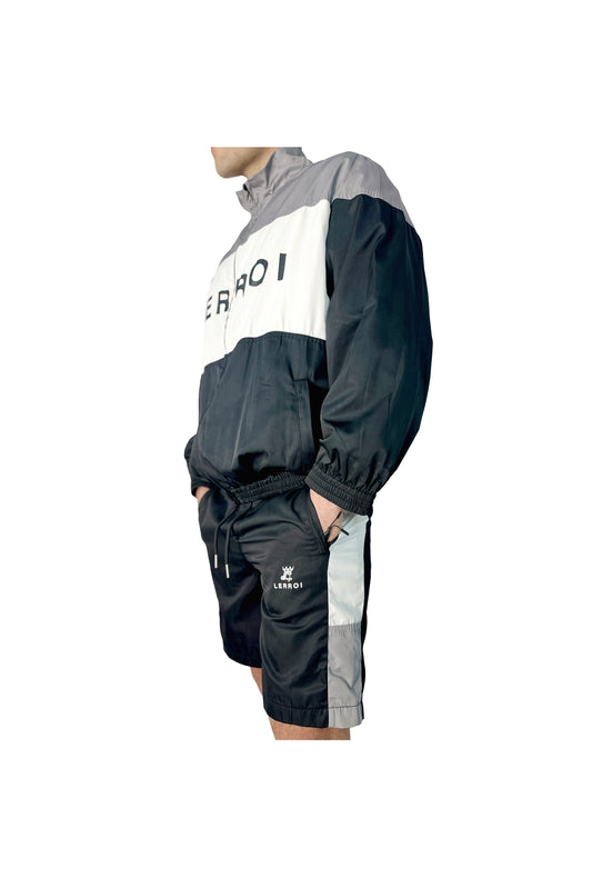 LERROI BLACK NYLON SPORT SHORT BLACK